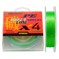 Плетеный шнур Kosadaka Super line PE X4 150м 0,16мм light green
